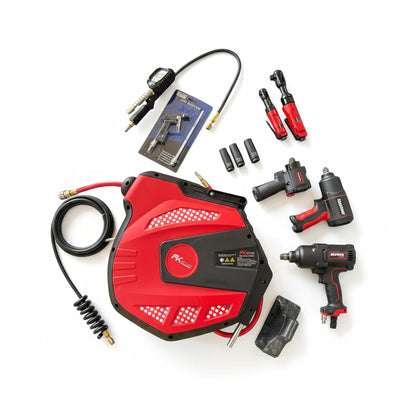 10-piece professional pneumatic air tool set by PDR INOX