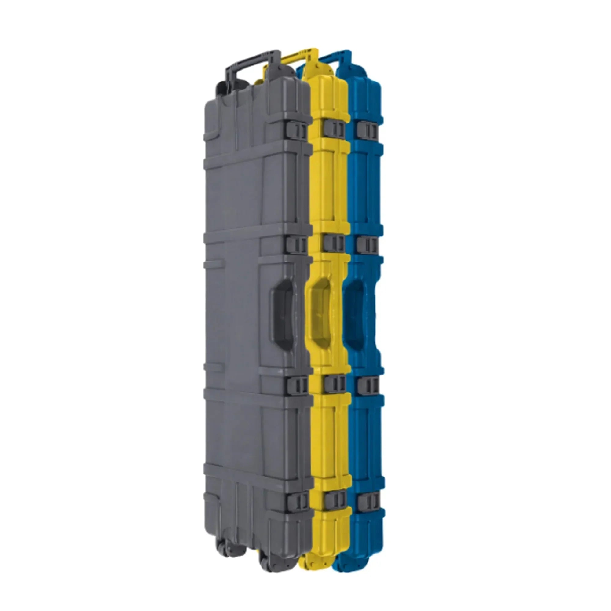 Heavy-Duty PDR Tool Carrying Case – 120x31x11 cm Black Wheeled Plastic Box with Foam Interior InoxPDR