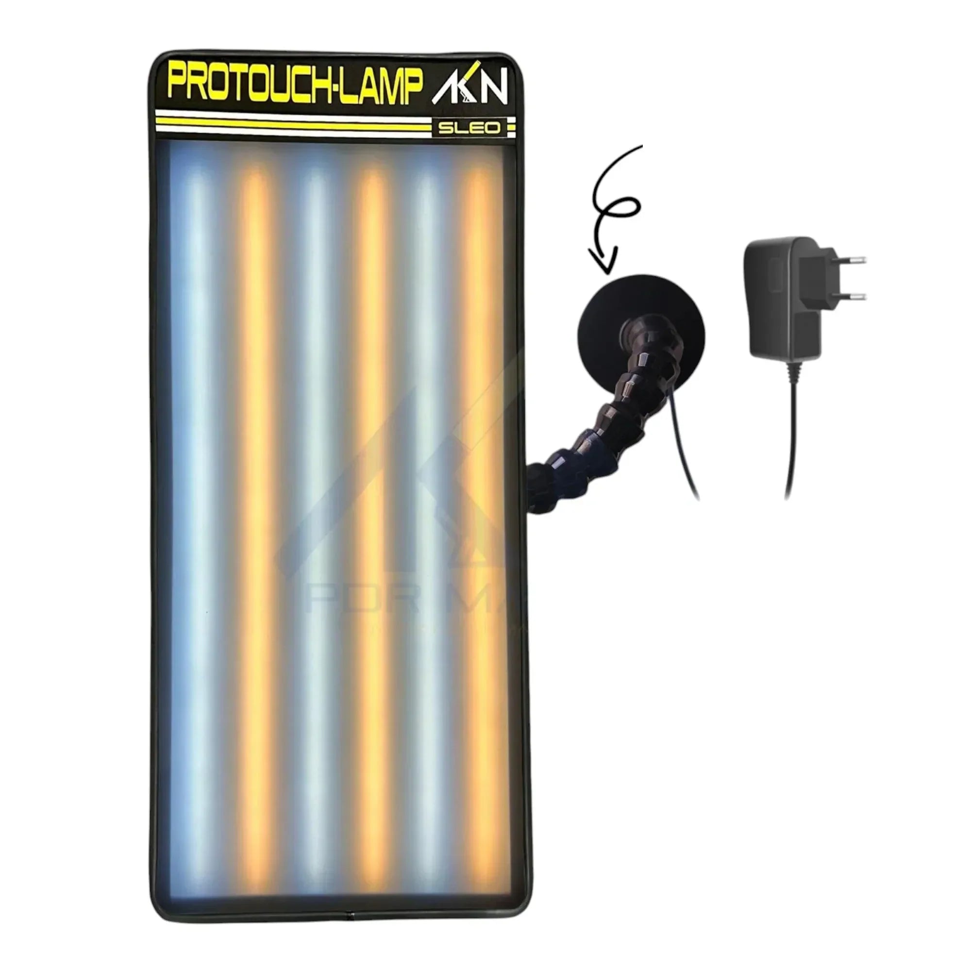 6-LED PDR Inspection Light – 45x20cm, Adjustable Brightness, Magnetic/Suction Mount InoxPDR