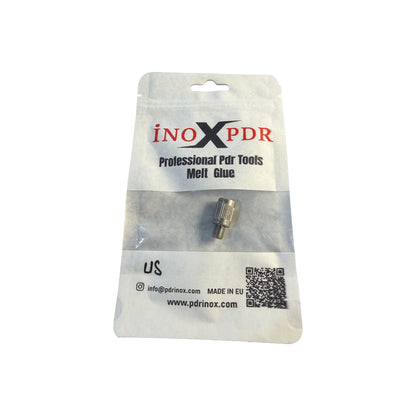 Dimension technical specifications of PDRINOX thread adapter converter types for global compatibility in dent removal.