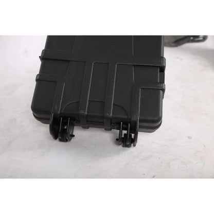 PDR technician pulling the wheeled tool carrying case