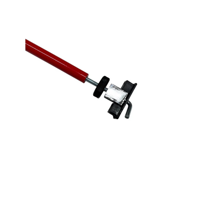 Close-up of the adjustable movable head on the door stabilizer