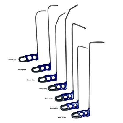 Full 55-piece layout of the premium handmade PDR tool set