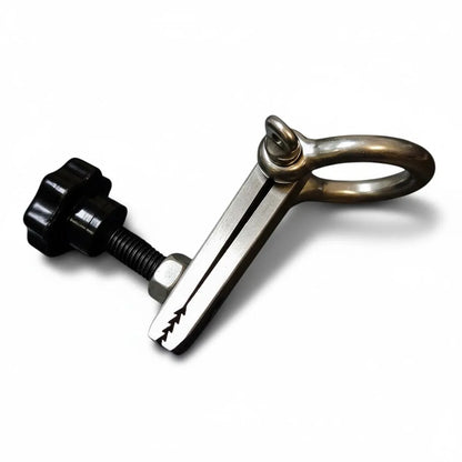 Stainless steel mini wolf-mouth clamp by PDR INOX