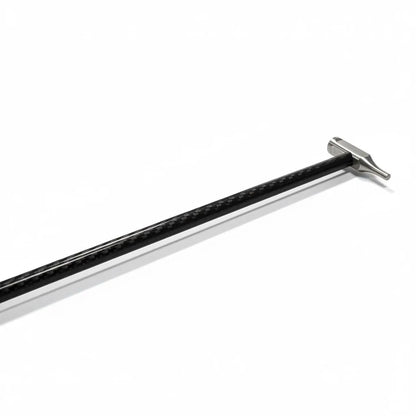 Close-up of the polished stainless steel blending head