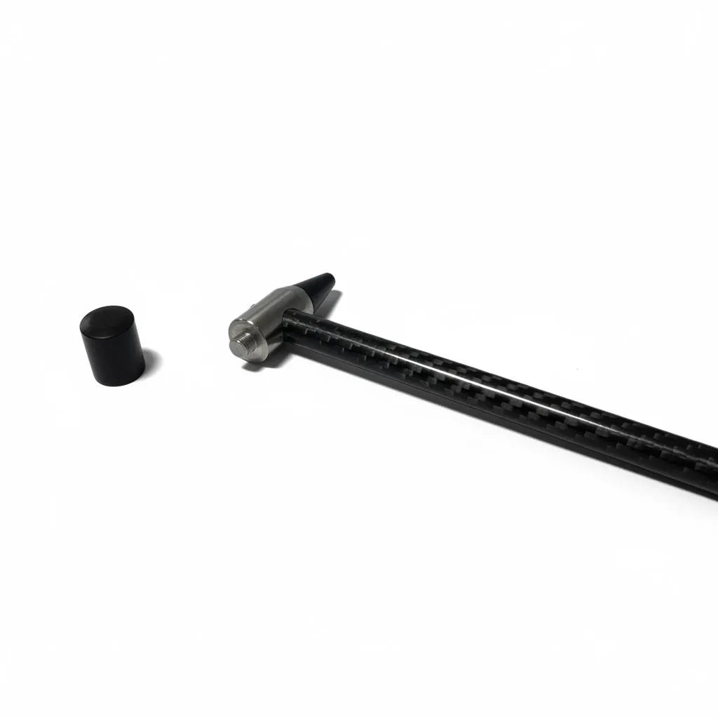 PDR INOX carbon fiber hammer with various tip attachments
