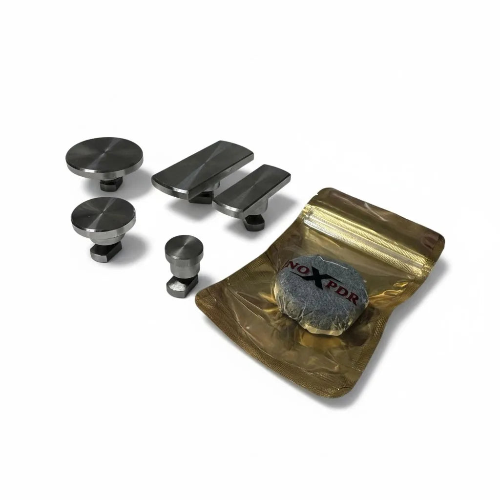 Professional cold glue pulling kit with adhesive and tabs by PDR INOX