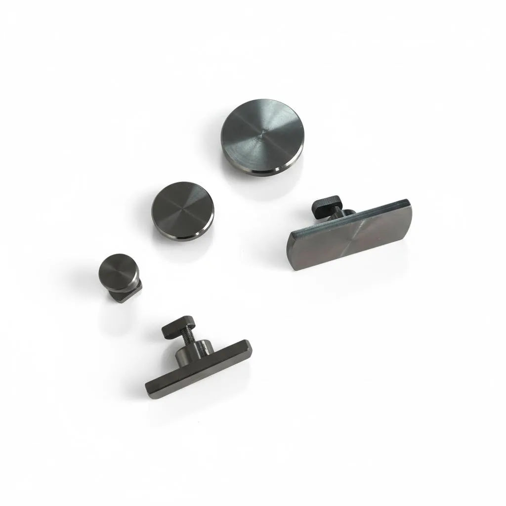 5-piece stainless steel cold glue tabs set by PDR INOX