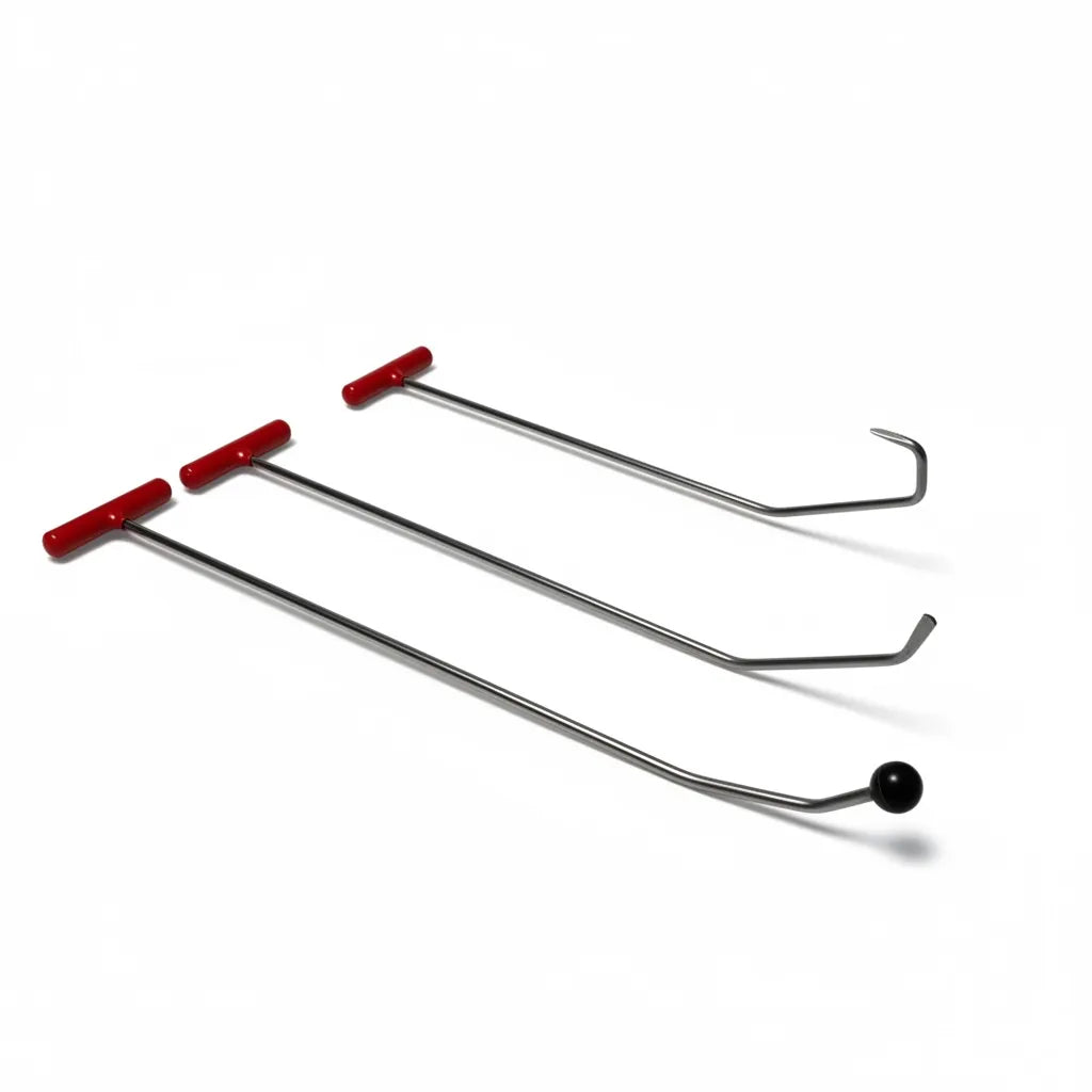 White spring steel PDR rods in the Oslo Edition set