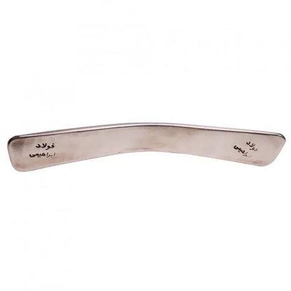 PDR INOX Iran lever tool used as a backing surface on a car door