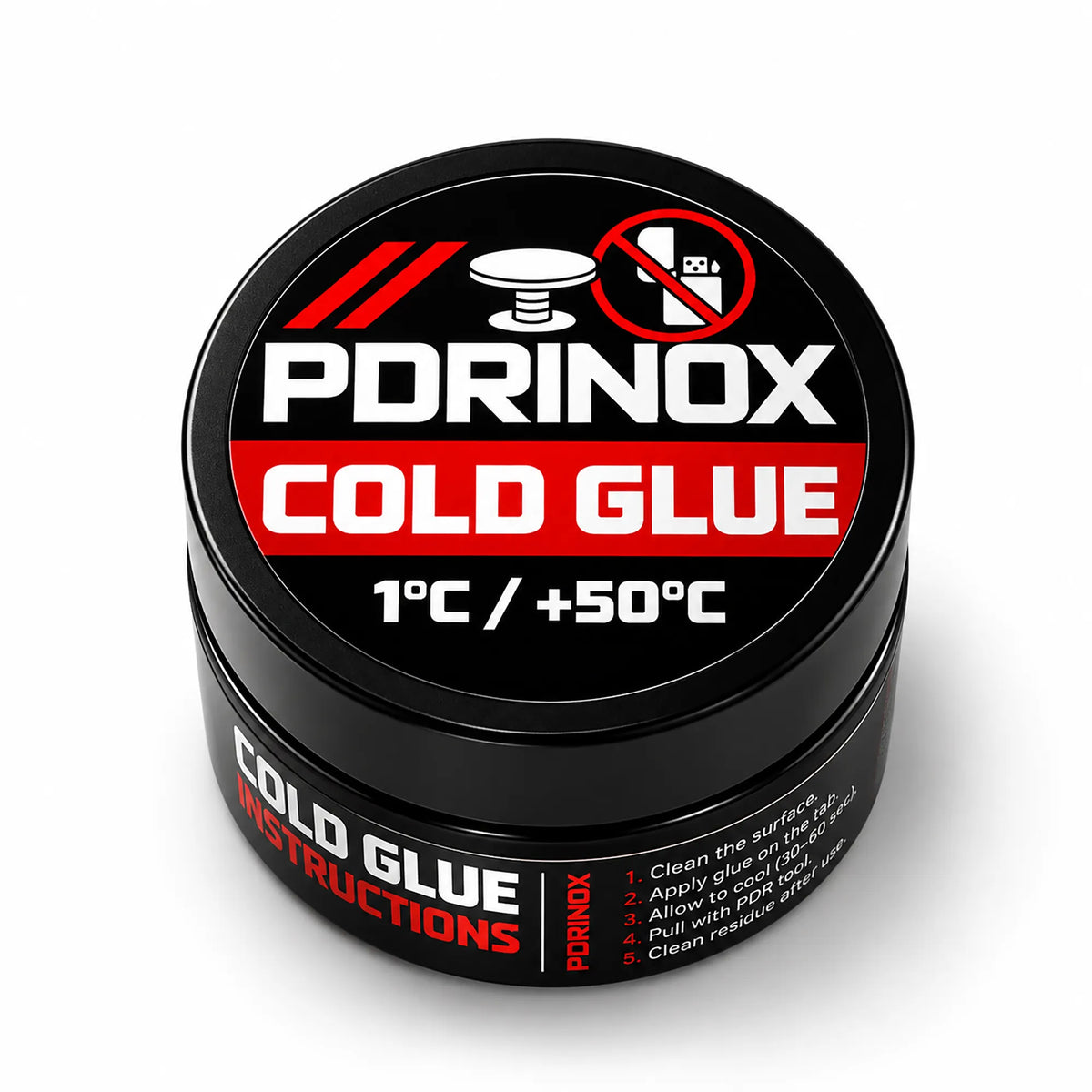 PDR INOX Cold Glue jar for PDR, 1°C to +50°C
