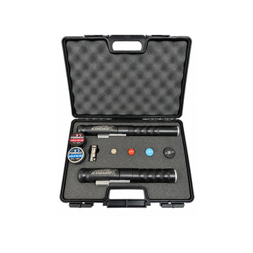 Kangaroo Duo trigger slide hammer set in carrying case with PDR INOX summer and winter cold glue