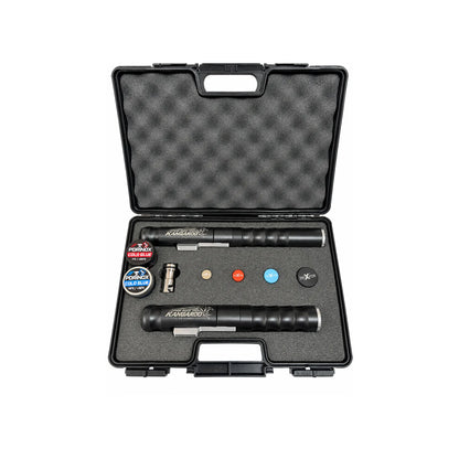 Kangaroo Duo trigger slide hammer set in carrying case with PDR INOX summer and winter cold glue
