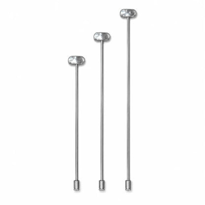 Novara Edition 3-Piece Straight Wide Oval Head PDR Rod Set (10mm)