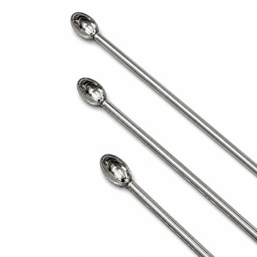Parma Edition 3-Piece Straight Oval Spoon Head PDR Rod Set with T-Handles (10mm)