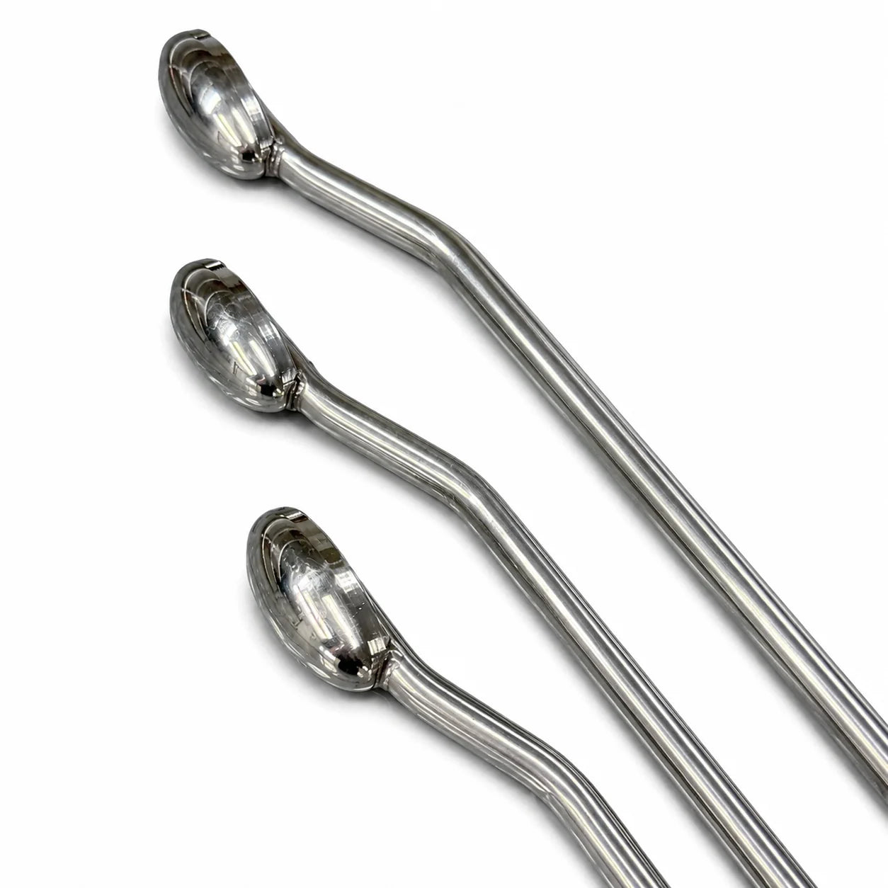 Bergamo Edition 3-Piece Double-Bend Oval Spoon Head PDR Rod Set (10mm)