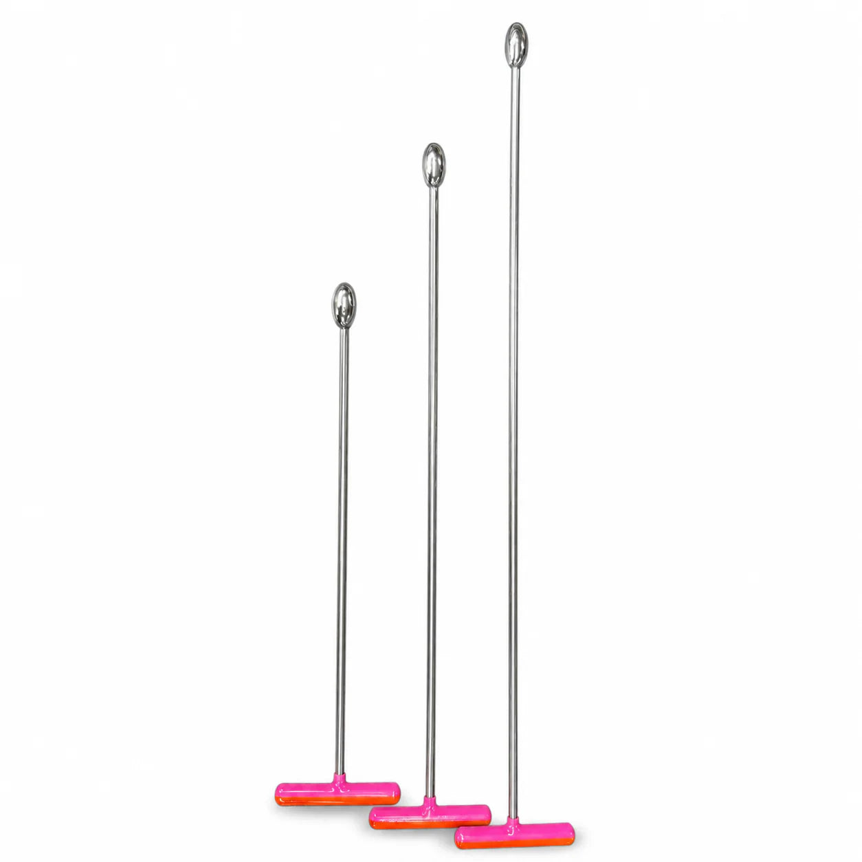 Savona Edition 3-Piece 155° Curved Oval Spoon Head PDR Rod Set with T-Handles (10mm)