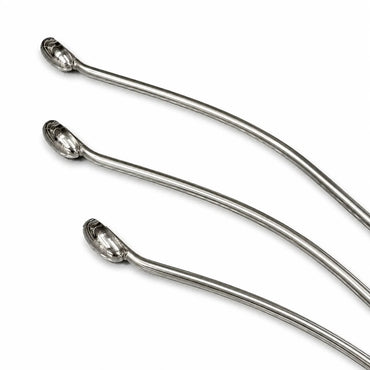Savona Edition 3-Piece 155° Curved Oval Spoon Head PDR Rod Set with T-Handles (10mm)