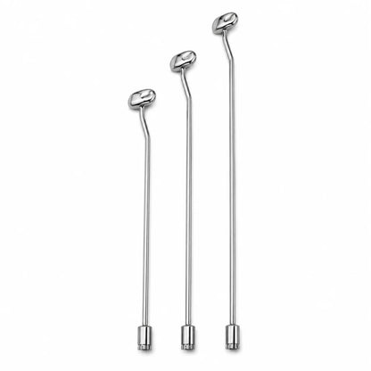 Arezzo Edition 3-Piece Double-Bend Wide Oval Head PDR Rod Set (10mm)