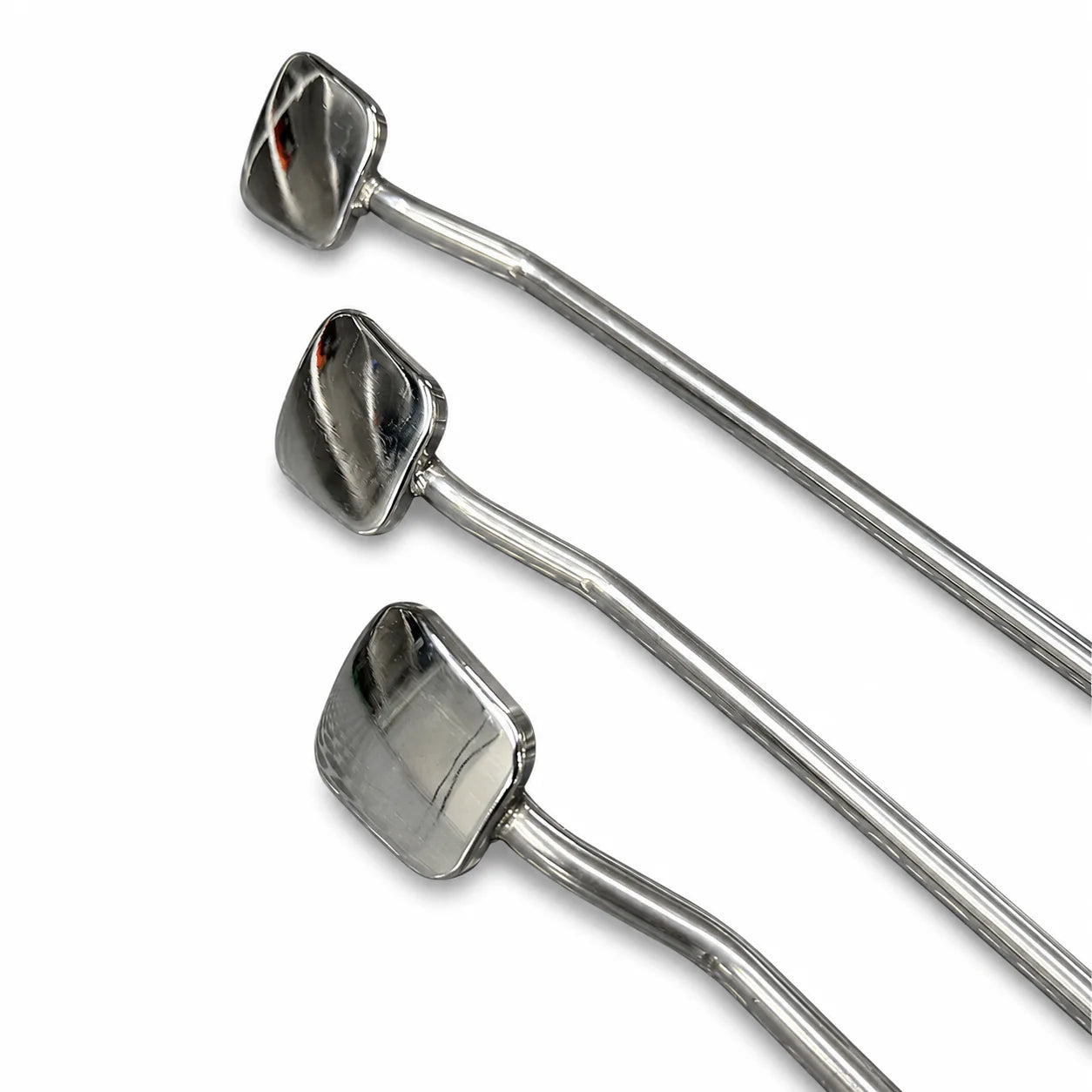 Mantova Edition 3-Piece Double-Bend Tapered Square Head PDR Rod Set with T-Handles (10mm)