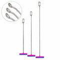 Salerno Edition 3-teiliges PDR-Ausbeulhebel-Set mit T-Griffen, 155°-Biegung und vertikalem breitem Ovalkopf (10mm)
