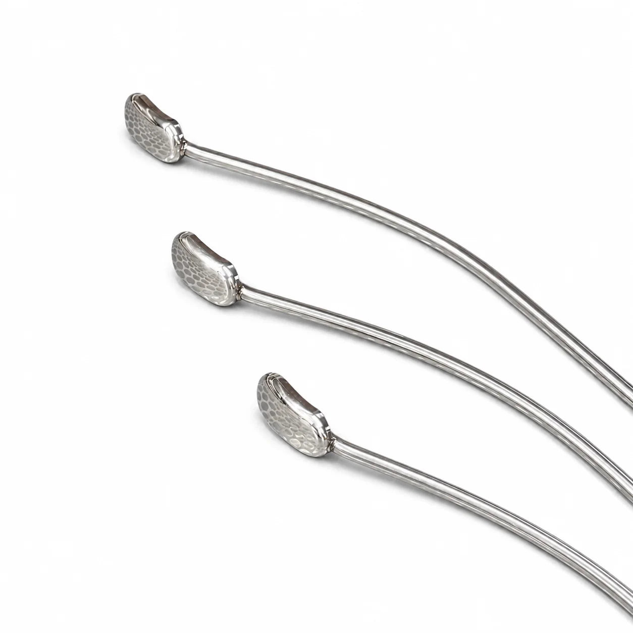 Salerno Edition 3-Piece 155° Curved Vertical Wide Oval Head PDR Rod Set with T-Handles (10mm)