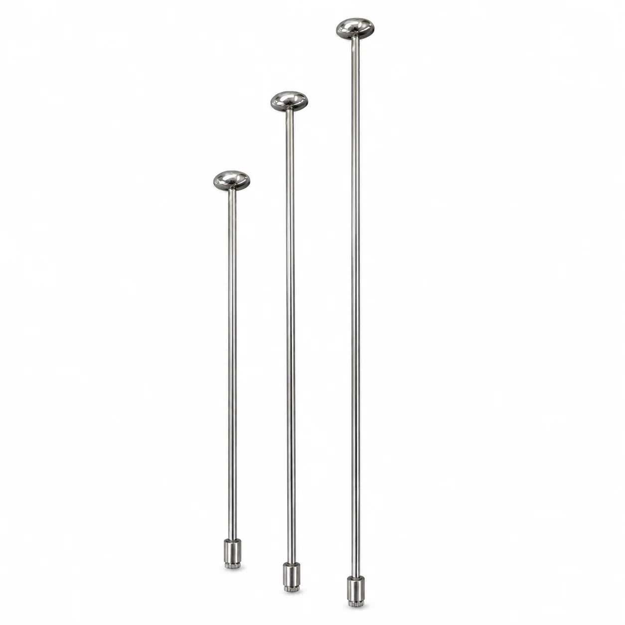 Ancona Edition 3-Piece Straight Horizontal Oval Head PDR Rod Set (10mm)