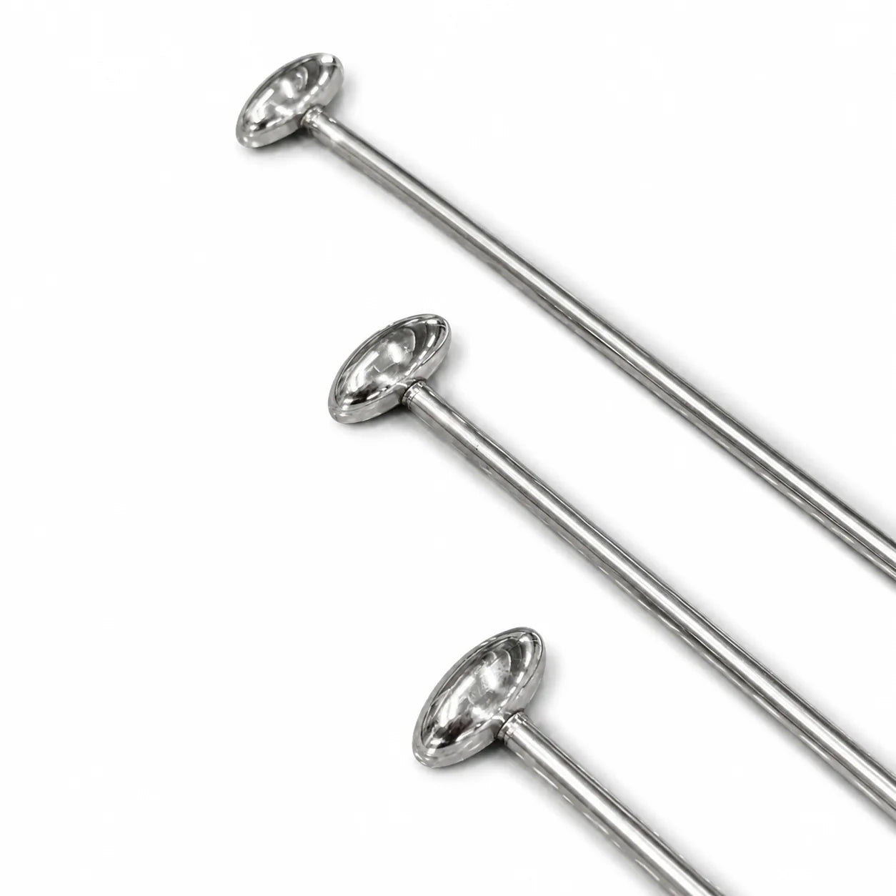 Asti Edition 3-Piece Straight Horizontal Oval Head PDR Rod Set with T-Handles (10mm)