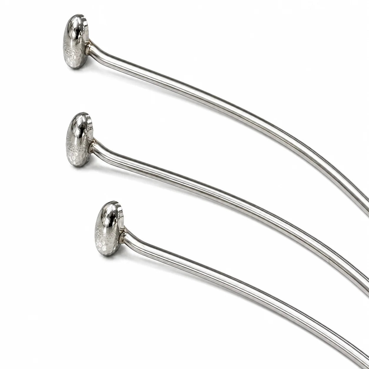 Varese Edition 3-Piece 155° Curved Horizontal Oval Head PDR Rod Set with T-Handles (10mm)