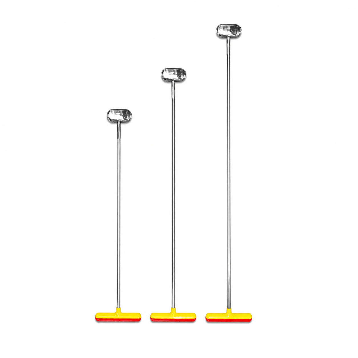 Modena Edition 3-Piece Double-Bend Wide Oval Head PDR Rod Set with T-Handles (10mm)