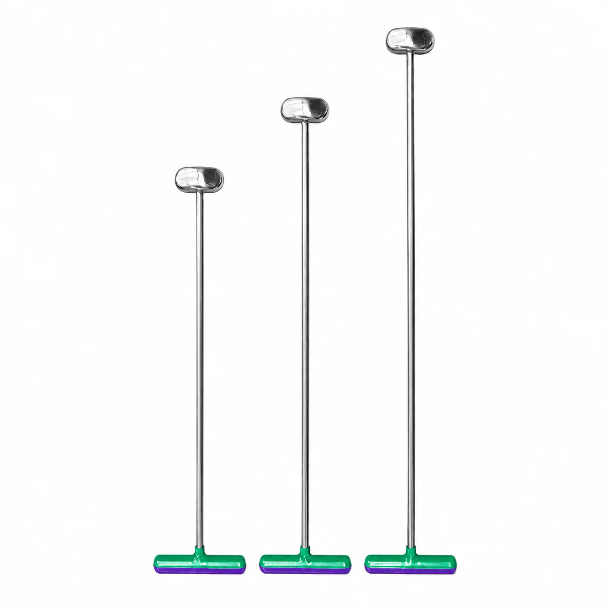 Ravenna Edition 3-Piece Straight Wide Oval Head PDR Rod Set with T-Handles (10mm)