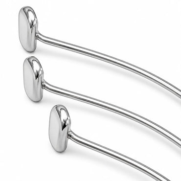 Ferrara Edition 3-Piece 155° Curved Wide Oval Head PDR Rod Set with T-Handles (10mm)