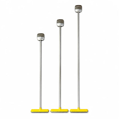 Lucca Edition 3-Piece Straight Tapered Square Head PDR Rod Set with T-Handles (10mm)