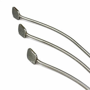 Monza Edition 3-Piece 155° Curved Textured Square Head PDR Rod Set with T-Handles (10mm)