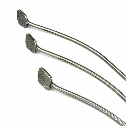 Monza Edition 3-Piece 155° Curved Textured Square Head PDR Rod Set with T-Handles (10mm)