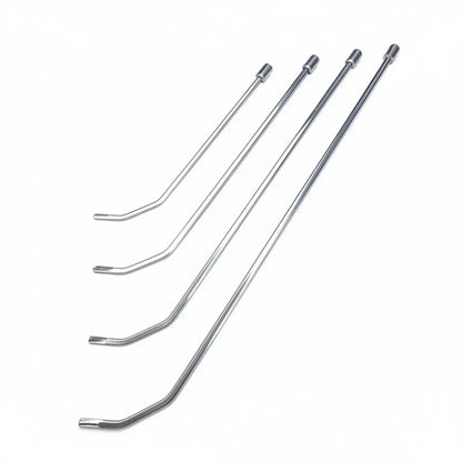 Progressive 8-12mm rods with polished round tips for PDR