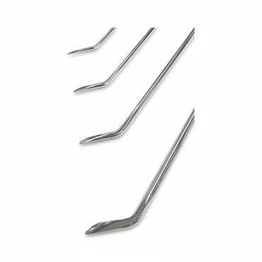 Progressive 6-12mm steel rods with paint-safe round tips