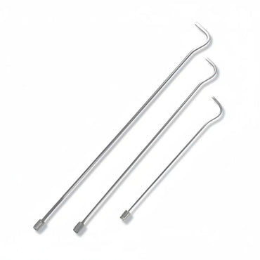Heavy-duty 8-12mm rods with round tips for safe PDR correction