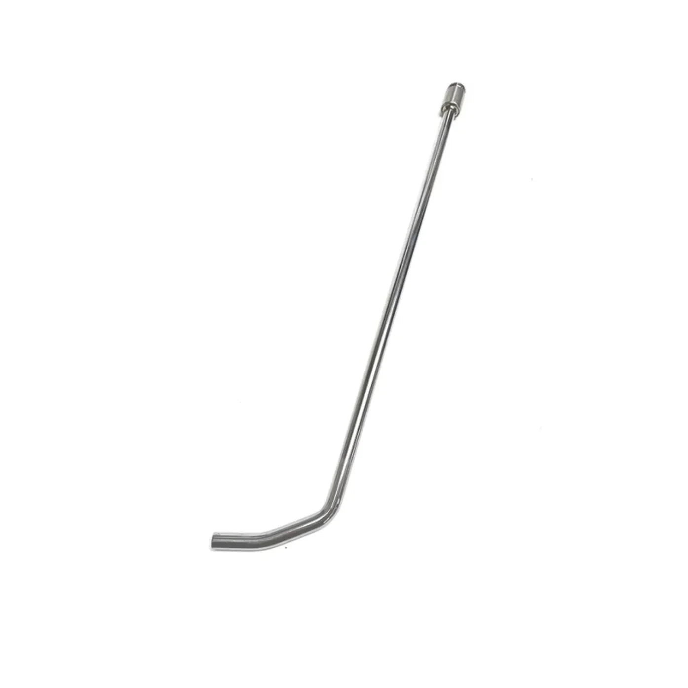 Close-up of the 360 degree rotating handle and double bend shaft