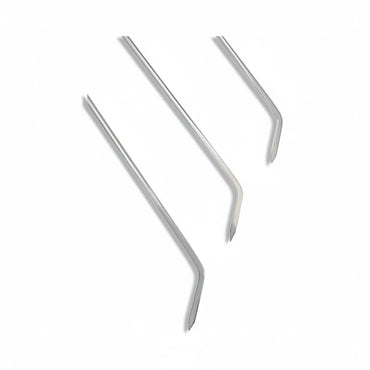 Close-up of the sharp tips on the Ancona Edition 6mm rods