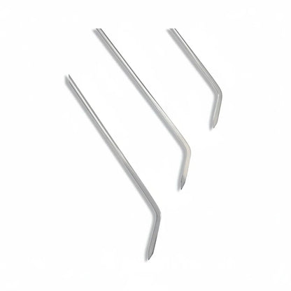 Close-up of the sharp tips on the Ancona Edition 6mm rods