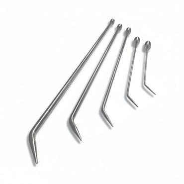 Precision sharp tips for detailed dent removal on Balti rods