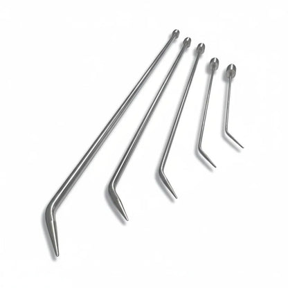 Precision sharp tips for detailed dent removal on Balti rods