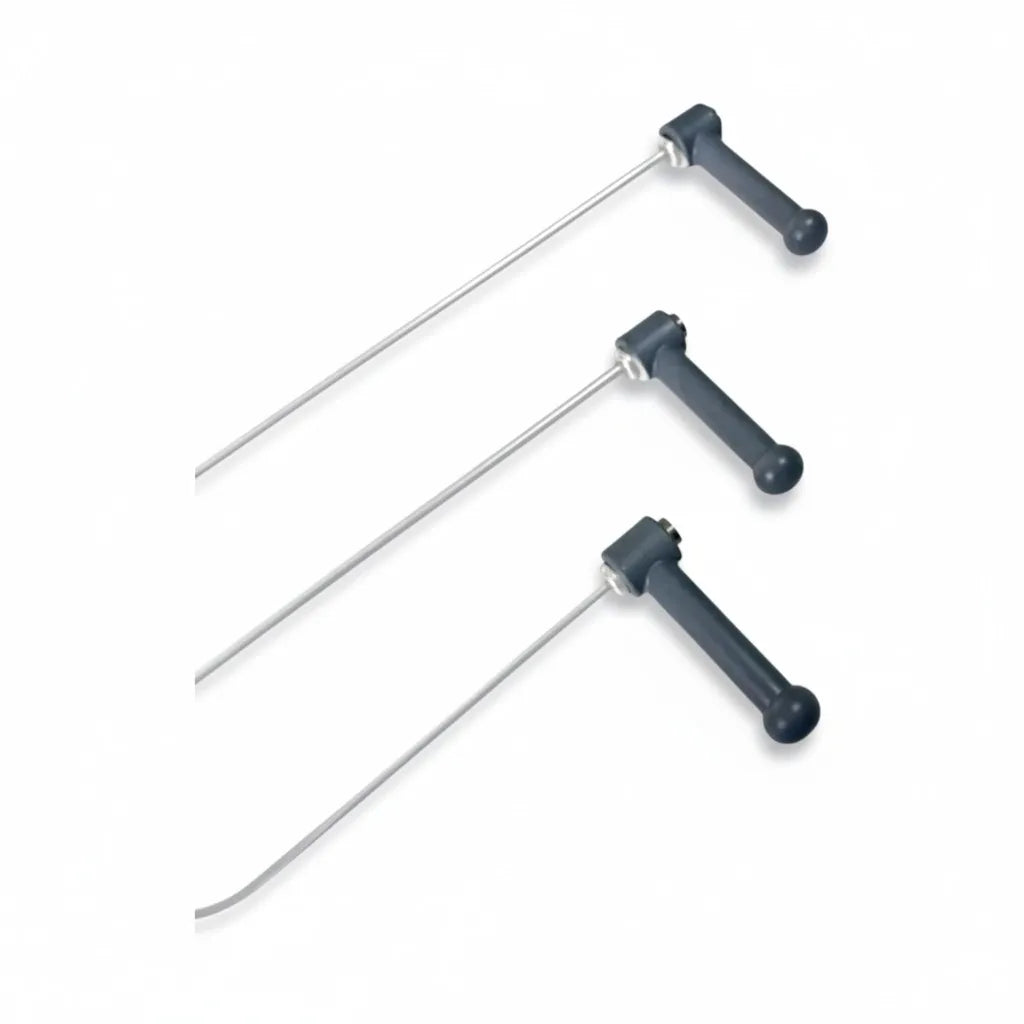 Close-up of the heavy-duty adjustable handle on Odessa rods