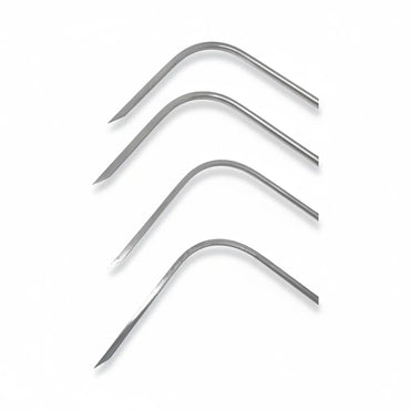 Close-up of the round tips for smooth pushes on Ronda rods