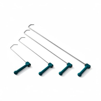 Close-up of the four progressive sizes in the Tartu set