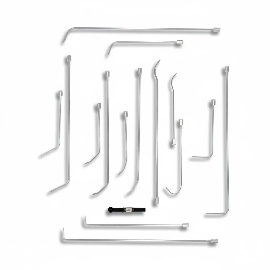 Bursa Edition 16-piece custom 360 rotating PDR rod set by PDR INOX