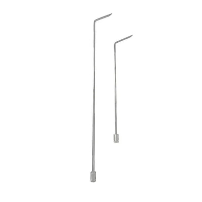 Close-up of the 360-degree rotating PDR rod handles