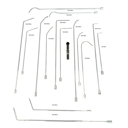 High-grade steel shafts on the 360-rotating PDR tools