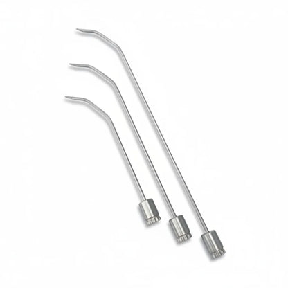 Complete 3-piece layout of the Milano series sharp tip set
